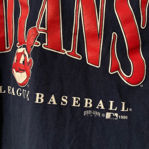 Vintage Cleveland Indians Crop Tank - Picture 2 of 3